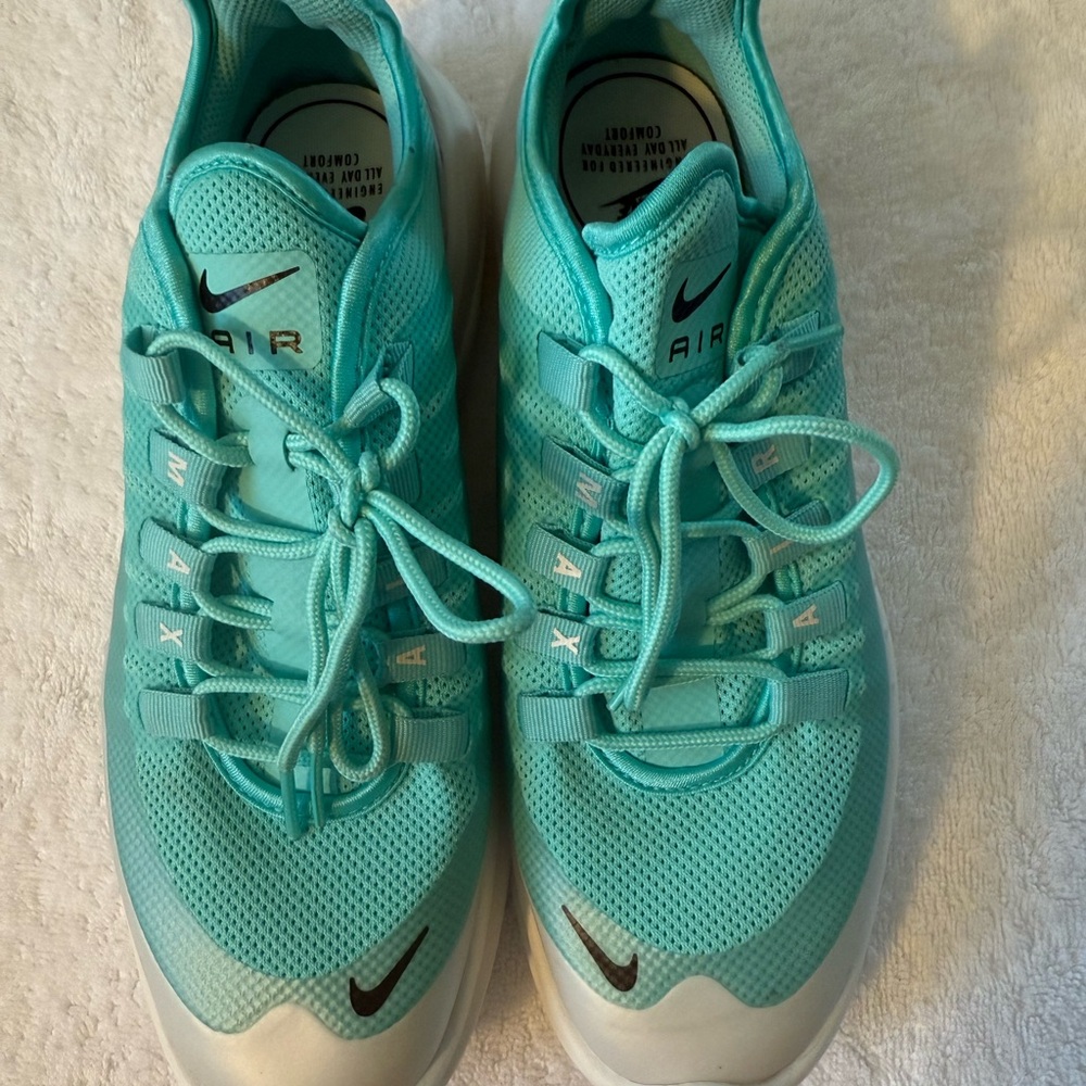 Nike Blue Athletic Shoes Lightweight Mesh Design